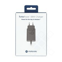 Motorola TurboPower Wall Charger + USB-C Kabel 1m GaN 6,2A 68W - black